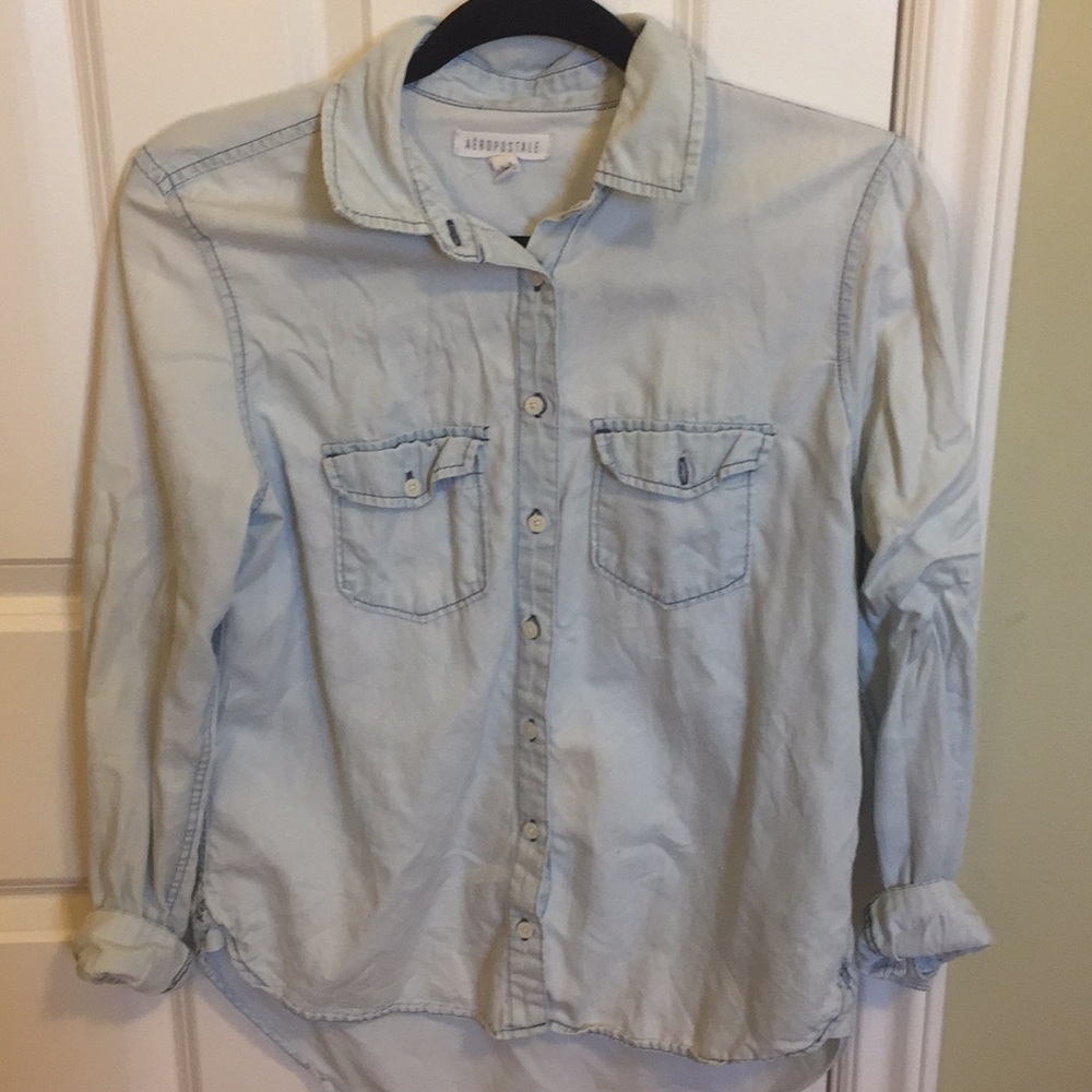 Aeropostale Denim Button Down